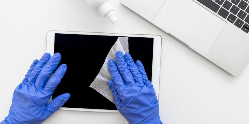 iPad screen and touch repair service in Arjan Dubai by Al Barsha Electronics technician