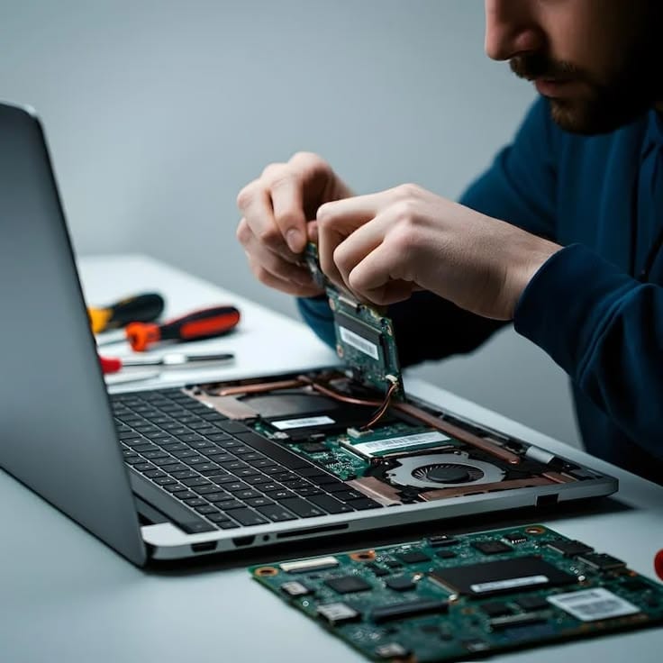 Certified laptop repair service for Al Barsha and Dubai Marina customers