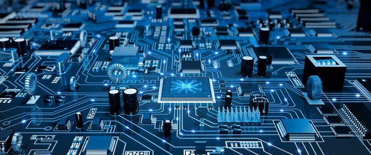 Electronics repair technician inspecting electronic circuit boards at Al Barsha Electronics in Al Barsha 1, Dubai