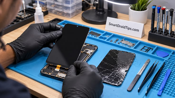 Mobile repair in Barsha Heights for smartphone camera, screen and battery repairs in Dubai